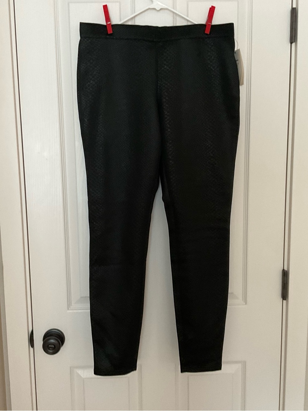 Topia Black Python-Print Pull-On Leggings